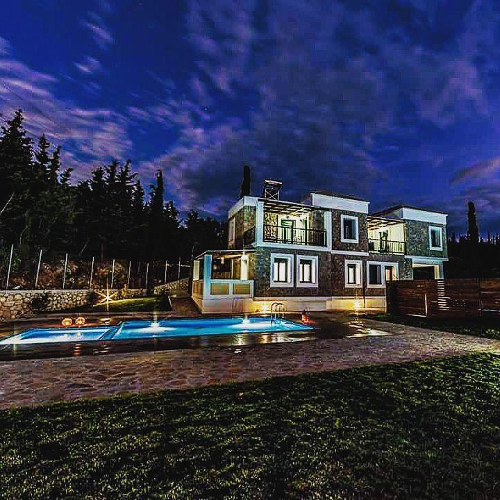 Villa Vera Áyios Nikítas Rum bild