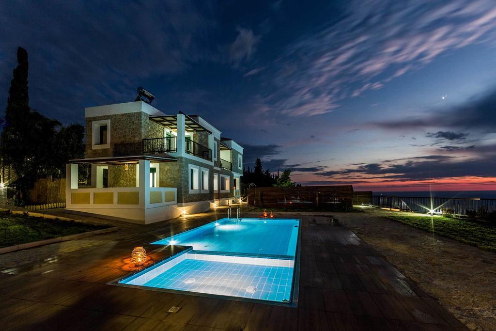 Villa Vera Áyios Nikítas Rum bild